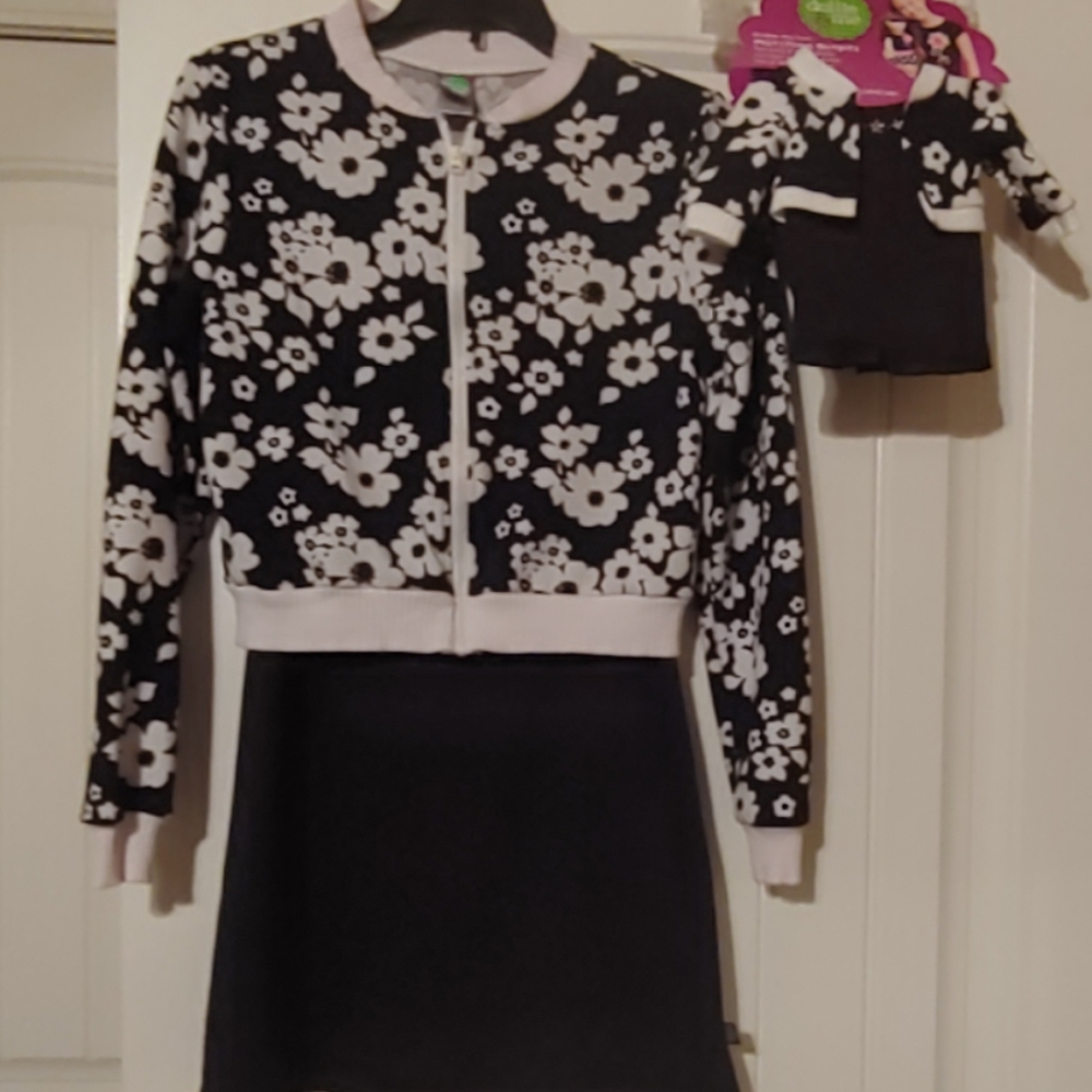 Dress with matching jacket